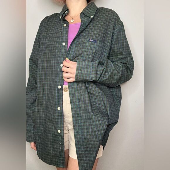 Jillysworld Betty Boop Upcycled Button Up Plaid Flannel Shirt - Picture 6 of 10